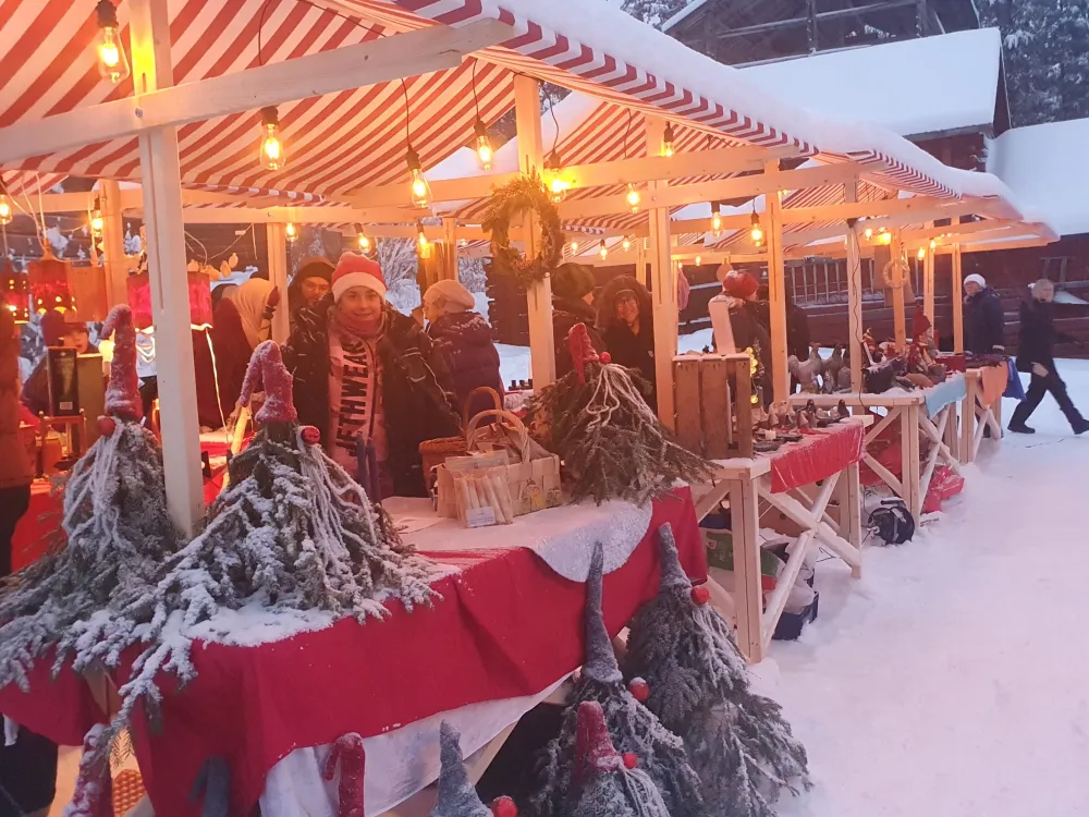 Christmas market in Vindeln 