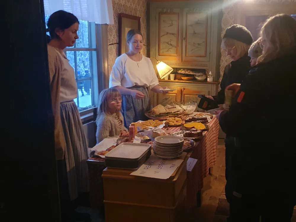 Christmas market in Vindeln 