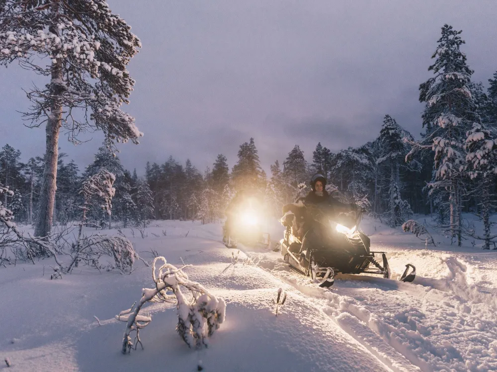 Skotertur i Granö