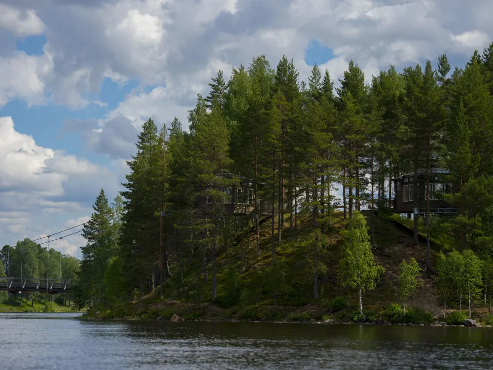 By bike in Granö